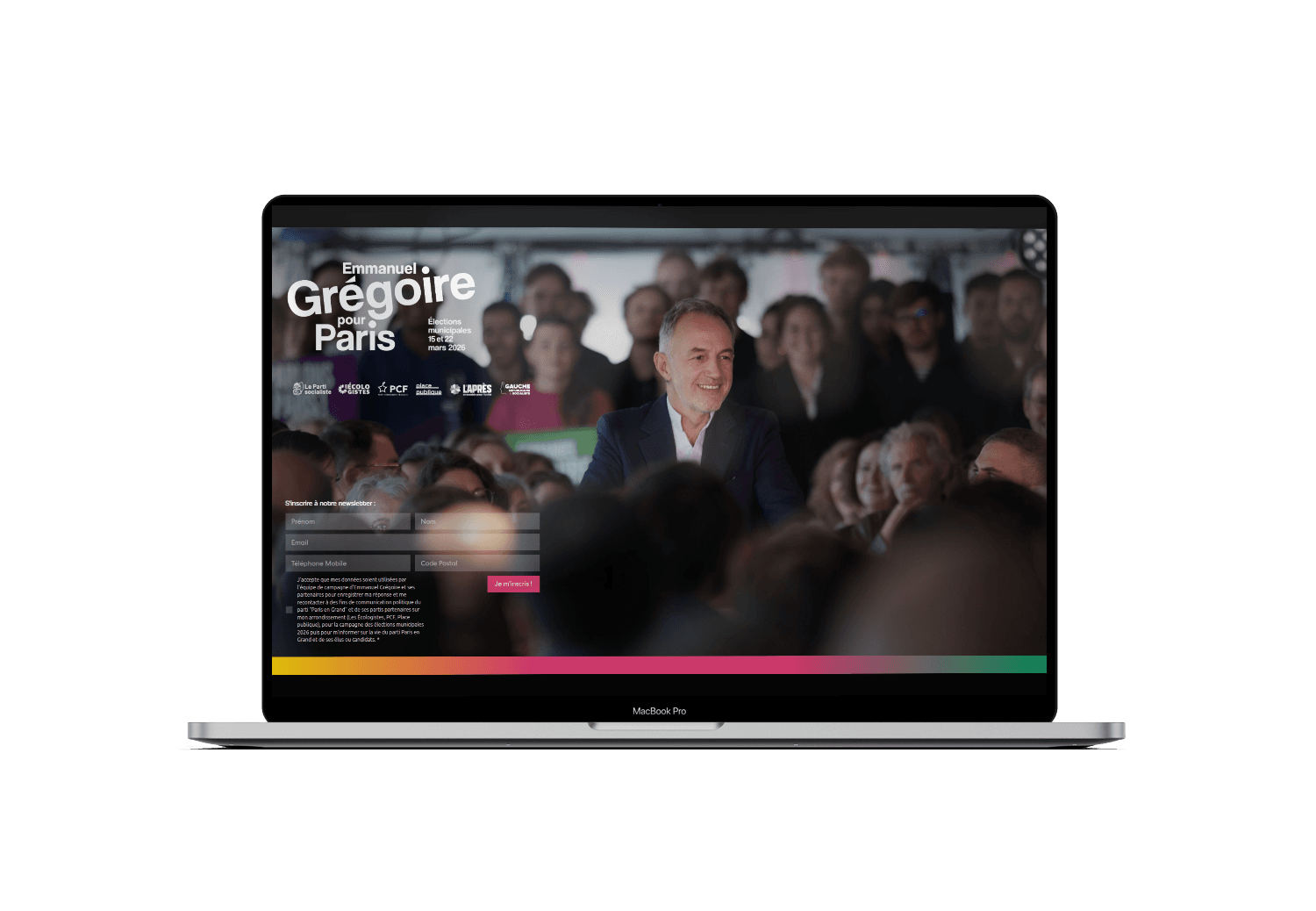 PARIS EN GRAND - Site web vitrine & Carte interactive développé par l'agence LOBBI à Perpignan